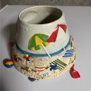 Yankee Candle beach theme candle shade